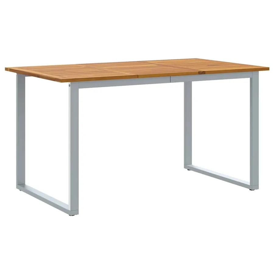 Ensemble de salle à manger pour jardin 5 pcs Gris - 5