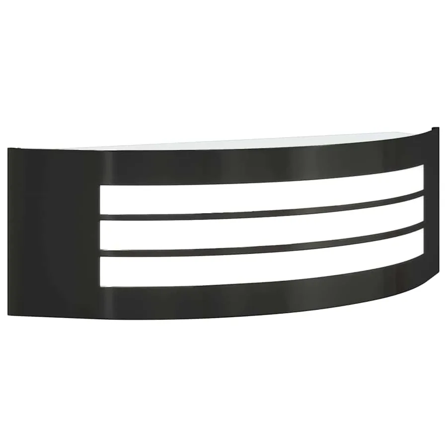 Applique Murale Extérieure Noir 32 x 10 x 10 cm - 9