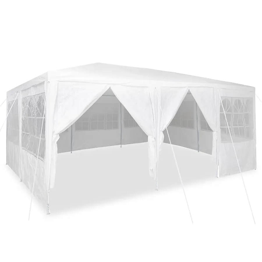Tente de fête Blanc 600 x 400 x 266 cm Polyéthylène - 3