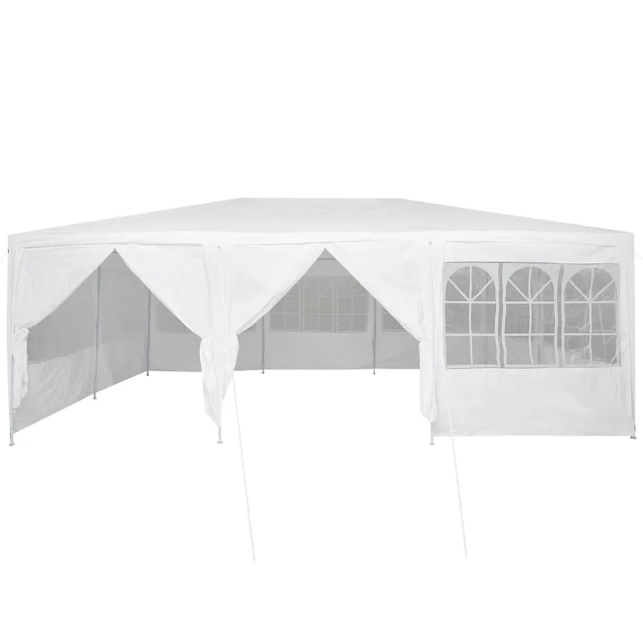 Tente de fête Blanc 600 x 400 x 266 cm Polyéthylène - 5