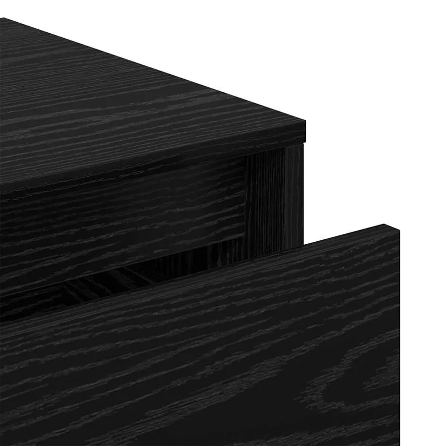 Ensemble de meubles d'entrée 3 pcs Chêne noir 80 x 31 x 40 cm - 9