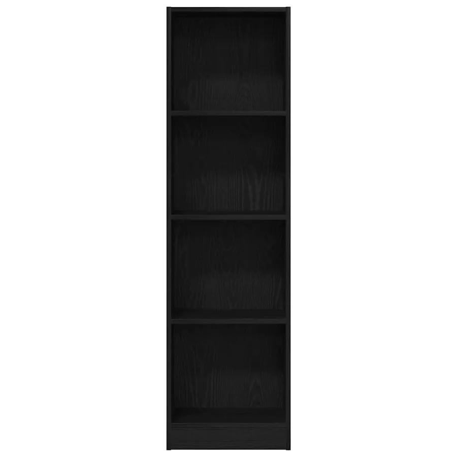Bibliothèque en chêne noir 40 x 24 x 143 cm bois d'ingénierie - 5