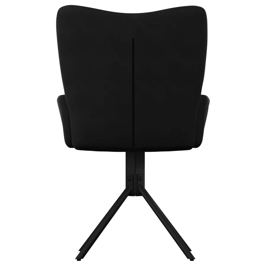 Chaises pivotantes à manger lot de 2 Noir Velours - 7