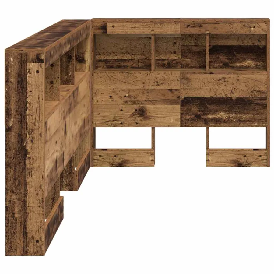 Tête de lit de rangement Bois Ancien 80 cm Bois d'ingénierie - 7