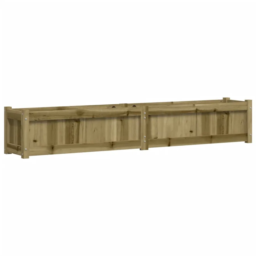 Jardinière 180x31x31 cm bois de pin imprégné - 2