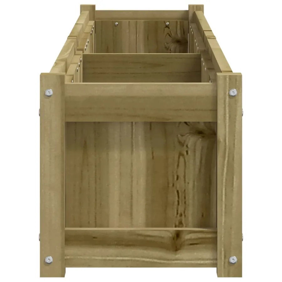 Jardinière 180x31x31 cm bois de pin imprégné - 6