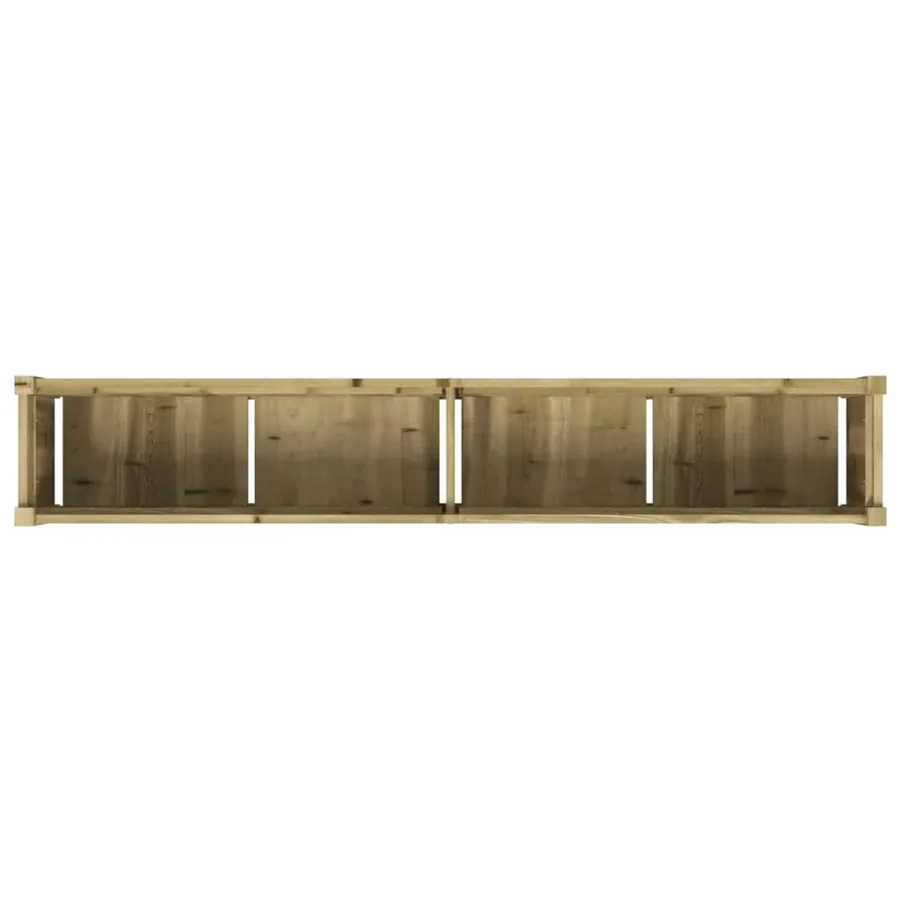 Jardinière 180x31x31 cm bois de pin imprégné - 8