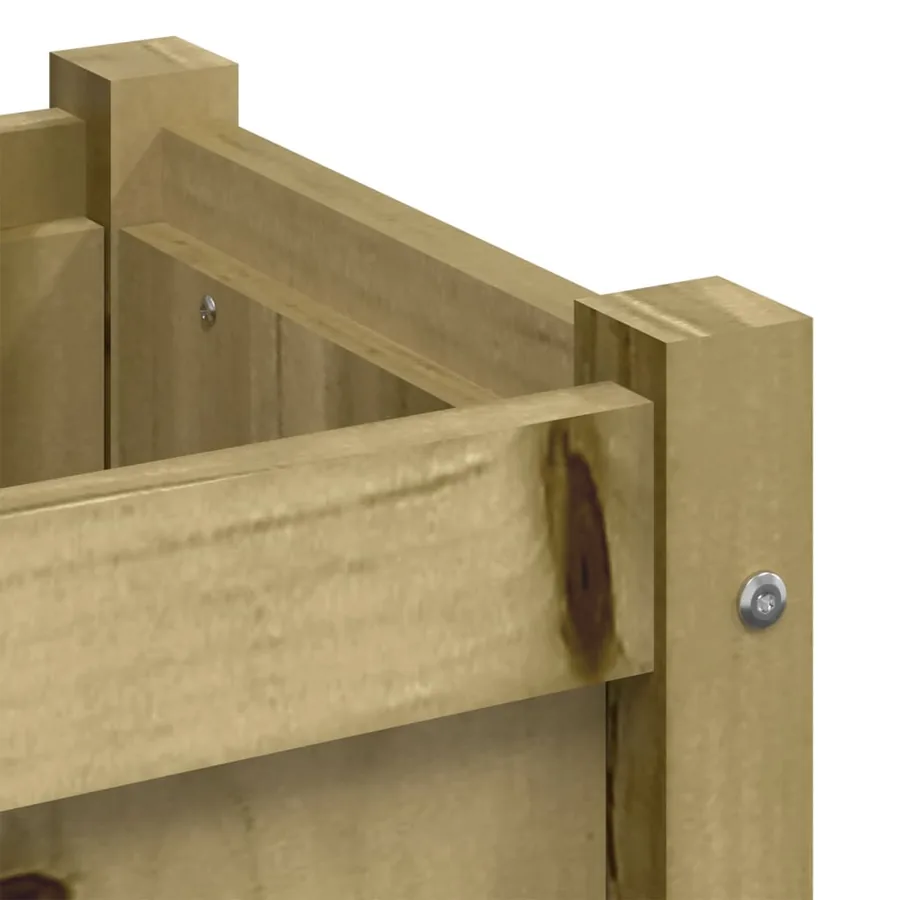 Jardinière 180x31x31 cm bois de pin imprégné - 9