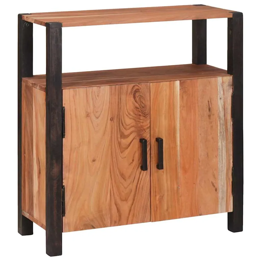Buffet Marron 70 x 30 x 75 cm Bois d'Acacia Massif