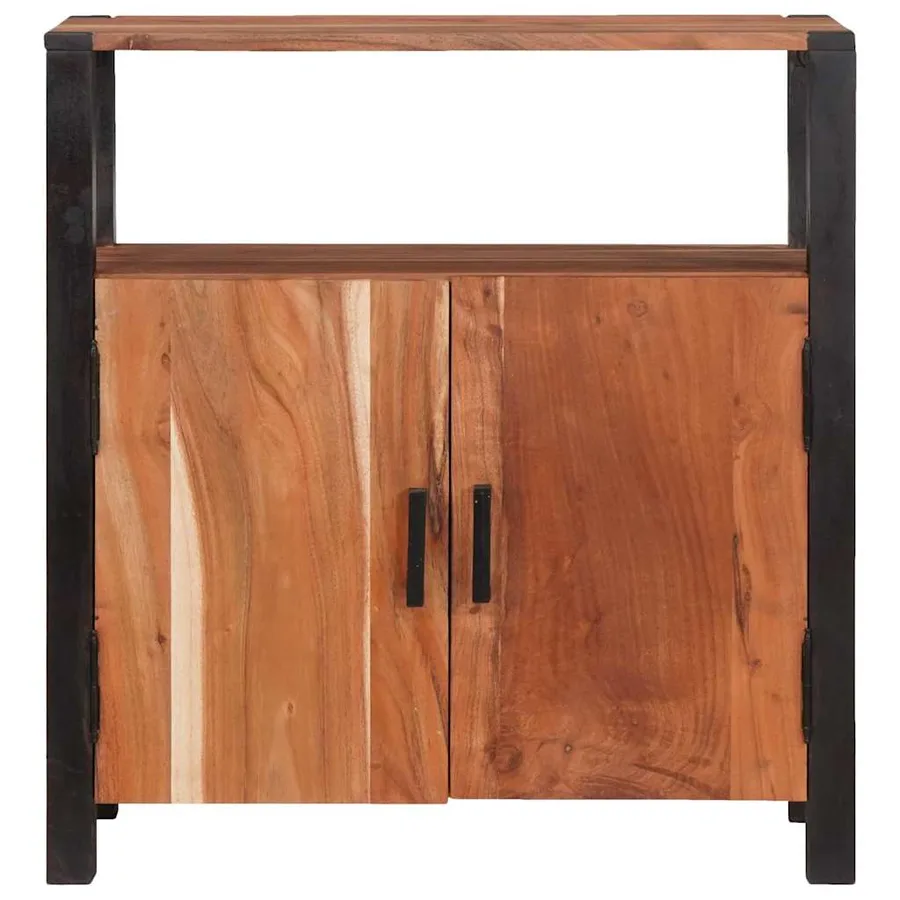 Buffet Marron 70 x 30 x 75 cm Bois d'Acacia Massif - 5