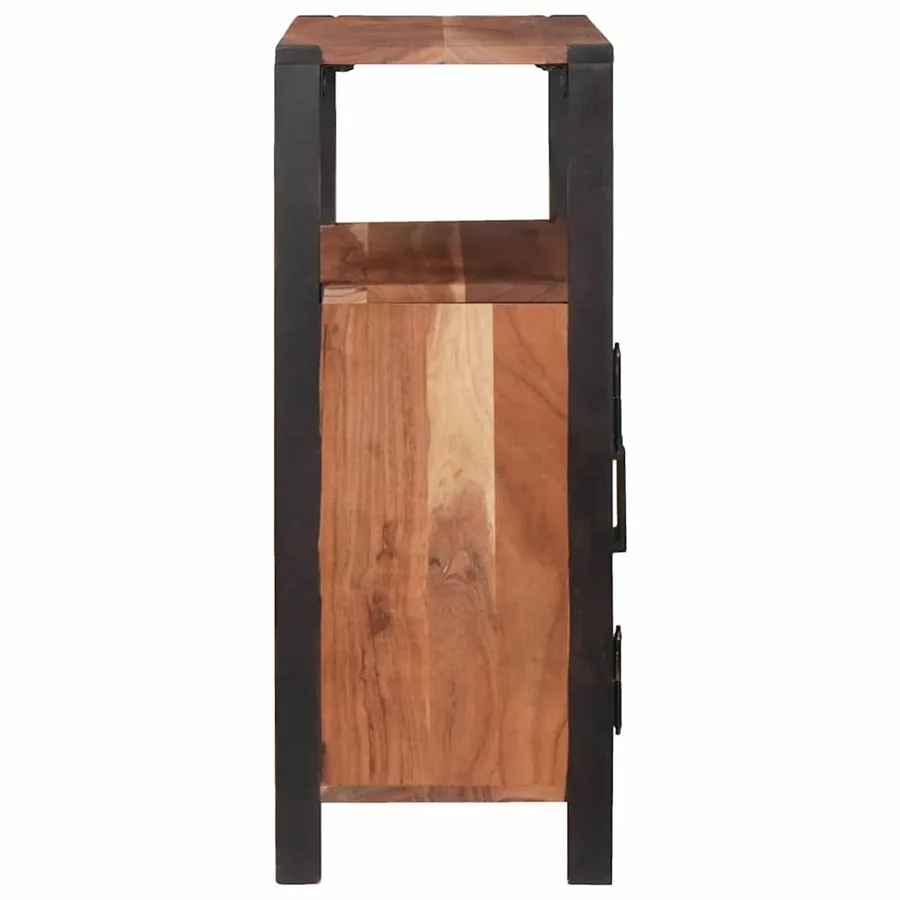 Buffet Marron 70 x 30 x 75 cm Bois d'Acacia Massif - 6