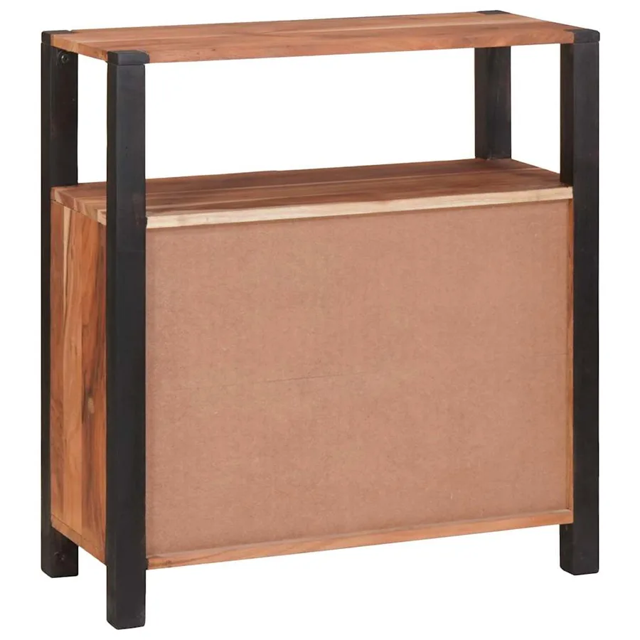Buffet Marron 70 x 30 x 75 cm Bois d'Acacia Massif - 7