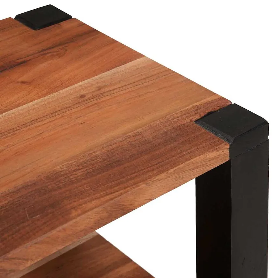 Buffet Marron 70 x 30 x 75 cm Bois d'Acacia Massif - 8