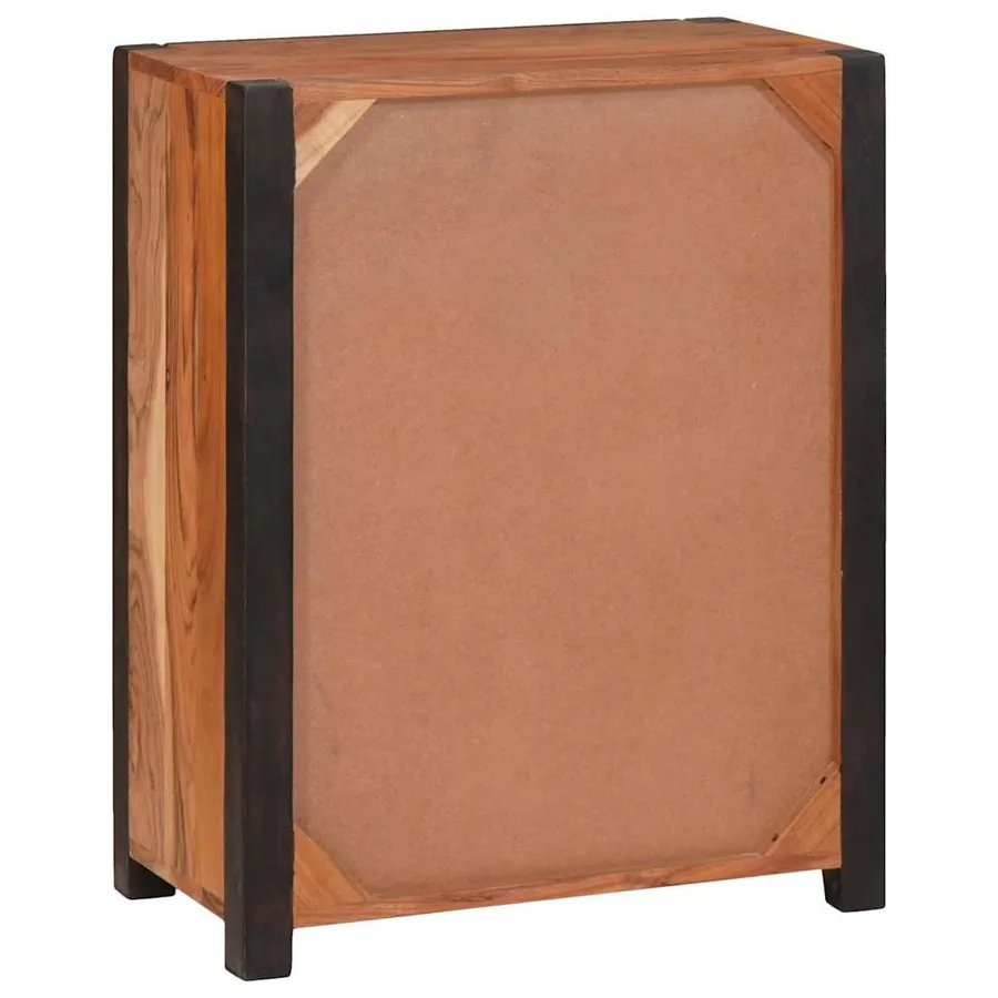 Buffet 2 pcs Marron 110 x 30 x 75 cm Bois d'Acacia Massif - 7