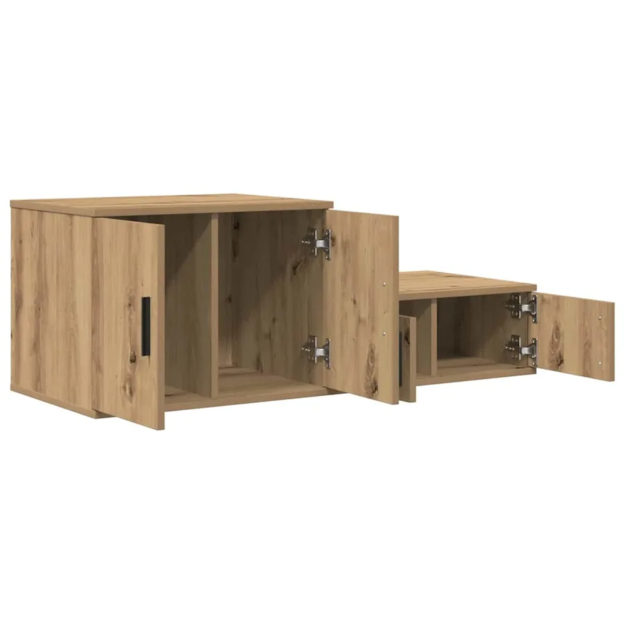 Armoire de rangement 2 pc Chêne artisanal 108 x 41 x 40 cm - 6