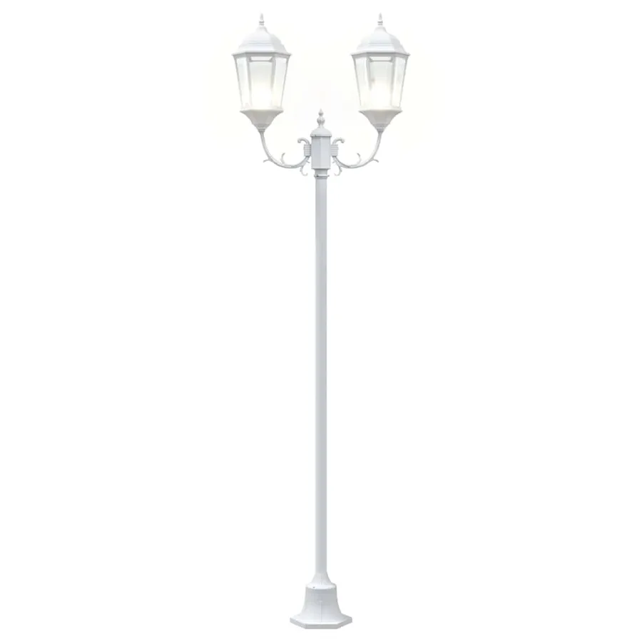 Lumière de jardin Blanc 68 x 20 x 235 cm Aluminium et verre - 8