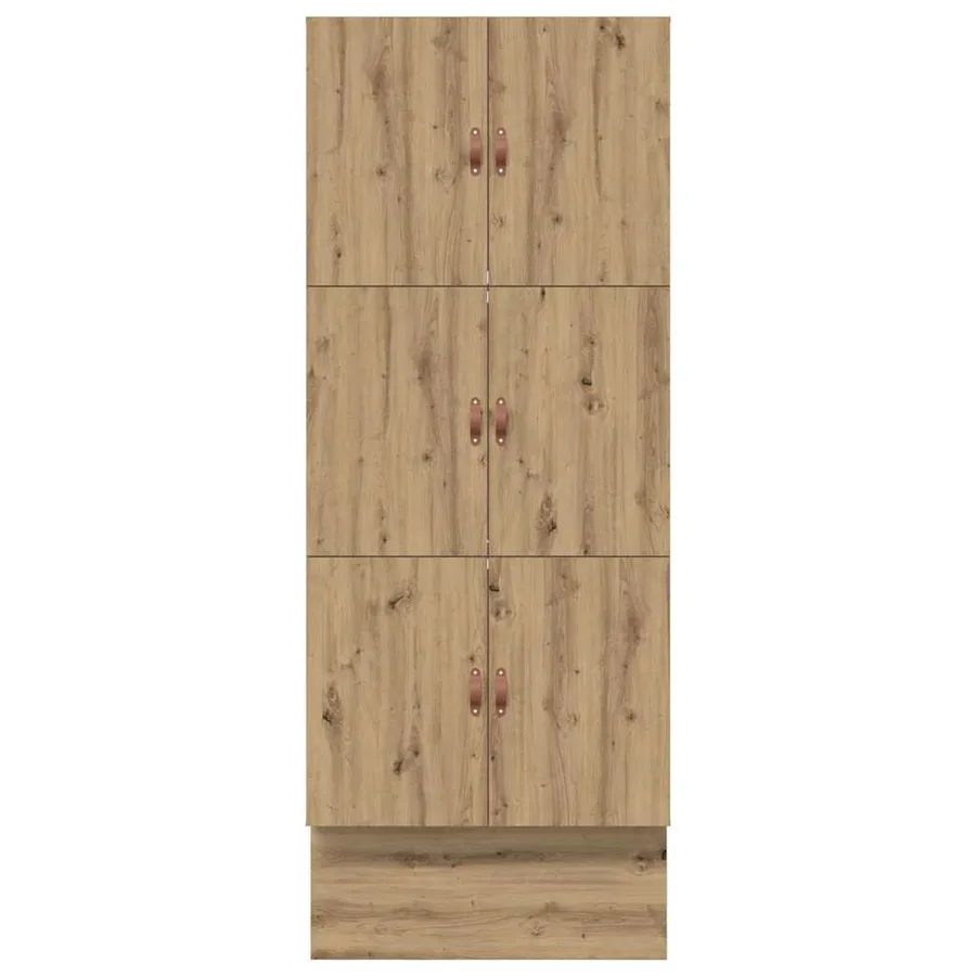 Cadre de lit avec rangement avec tiroir Chêne artisanal 90 cm - 9