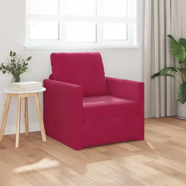 Canapé-Lit Bordeaux 74 x 77 x 81 cm Velours