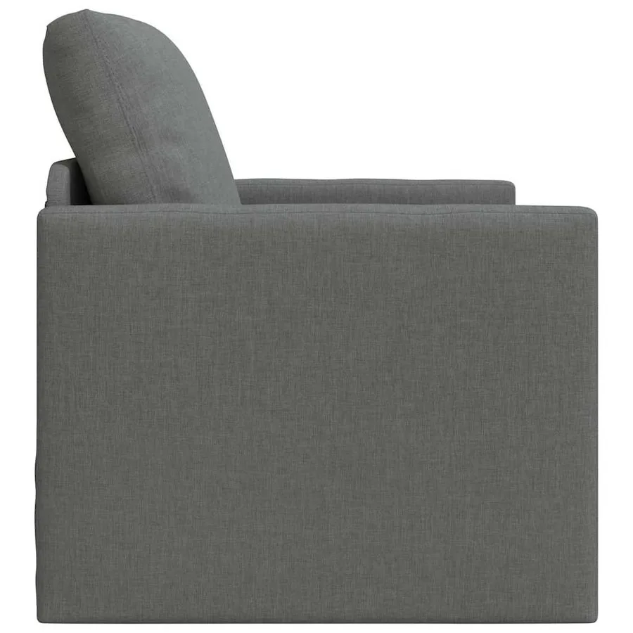 Canapé-Lit 60cm Gris foncé tissu - 5