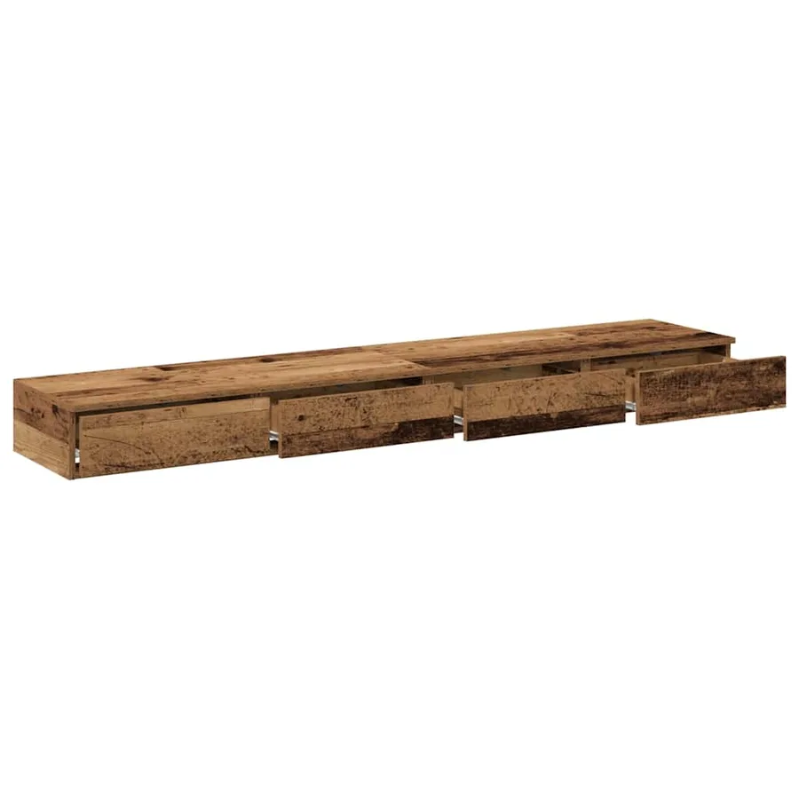 Tiroirs de lit avec tiroir Bois ancien 180 x 36,5 x 16,5 cm - 5