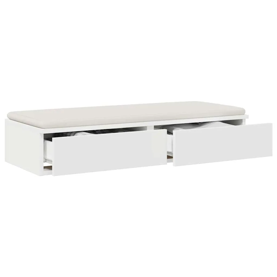 Tiroirs de lit Blanc 100 x 36,5 x 16,5 cm Bois d'ingénierie - 3