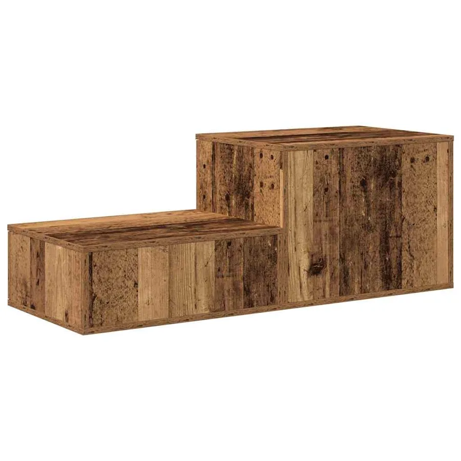 Armoire de rangement 2 pcs Bois ancien 103 x 41 x 40 cm - 9