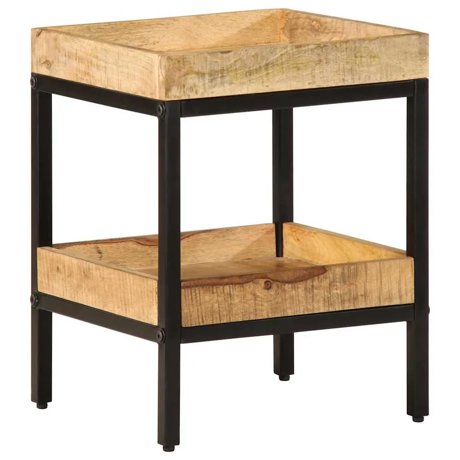 Table d'appoint Marron 35 x 35 x 45 cm Bois de mangue massif