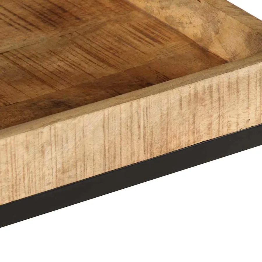 Table d'appoint Marron 35 x 35 x 45 cm Bois de mangue massif - 6