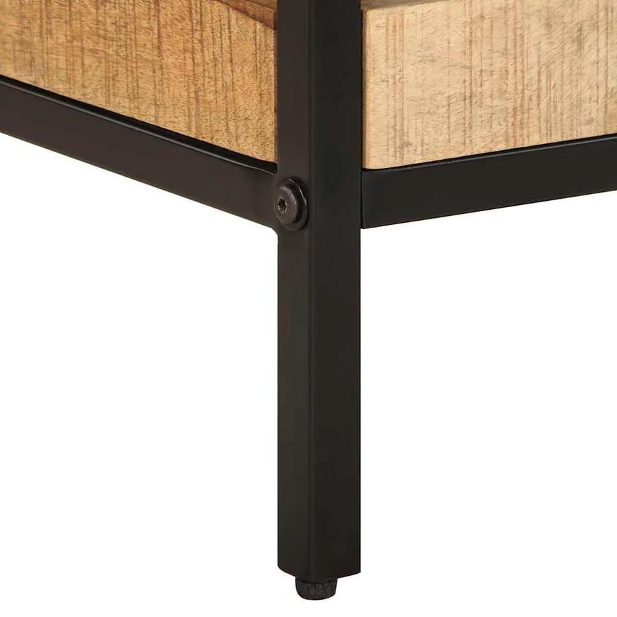Table d'appoint Marron 35 x 35 x 45 cm Bois de mangue massif - 7