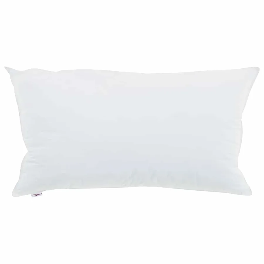Oreiller avec oreiller 2 pcs Blanc 40 x 80 cm Coton - 2
