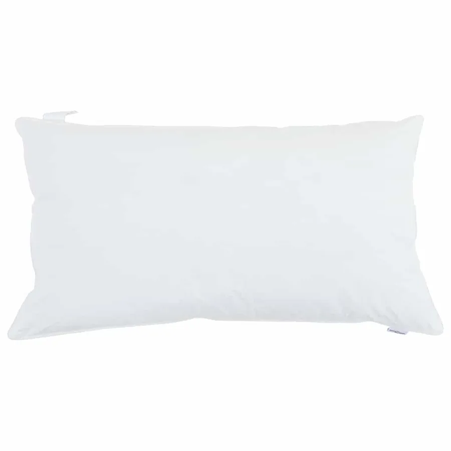 Oreiller avec oreiller 2 pcs Blanc 40 x 80 cm Coton - 6
