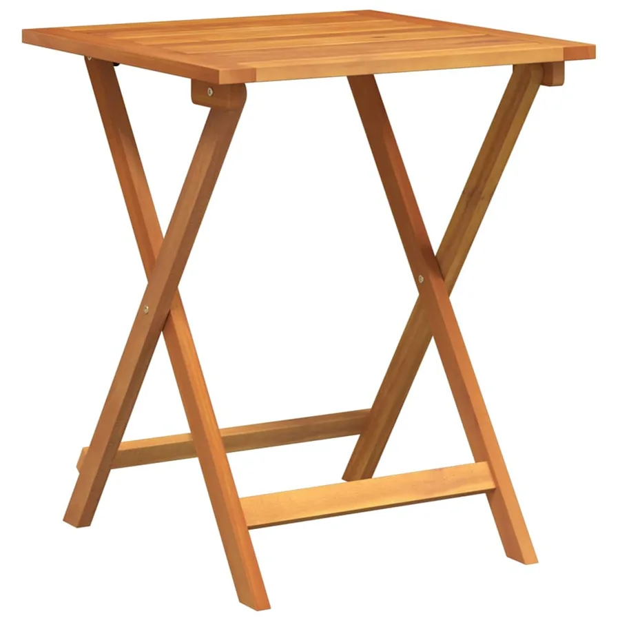 Ensemble bistrot 3 pcs Huile Naturelle Bois d'Acacia Massif - 5