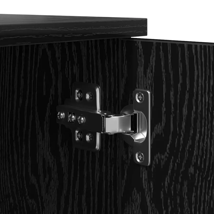 Armoire de rangement 2 pcs Chêne noir 118 x 41 x 40 cm - 12