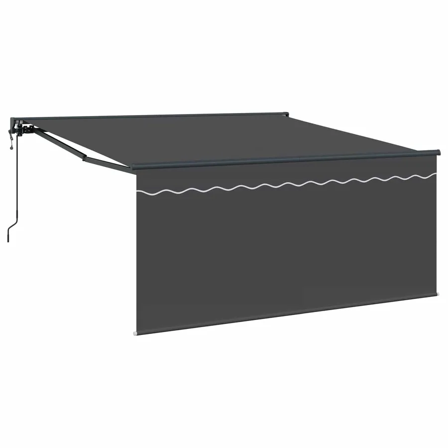 Auvent Rétractable Anthracite 350 x 250 cm - 2