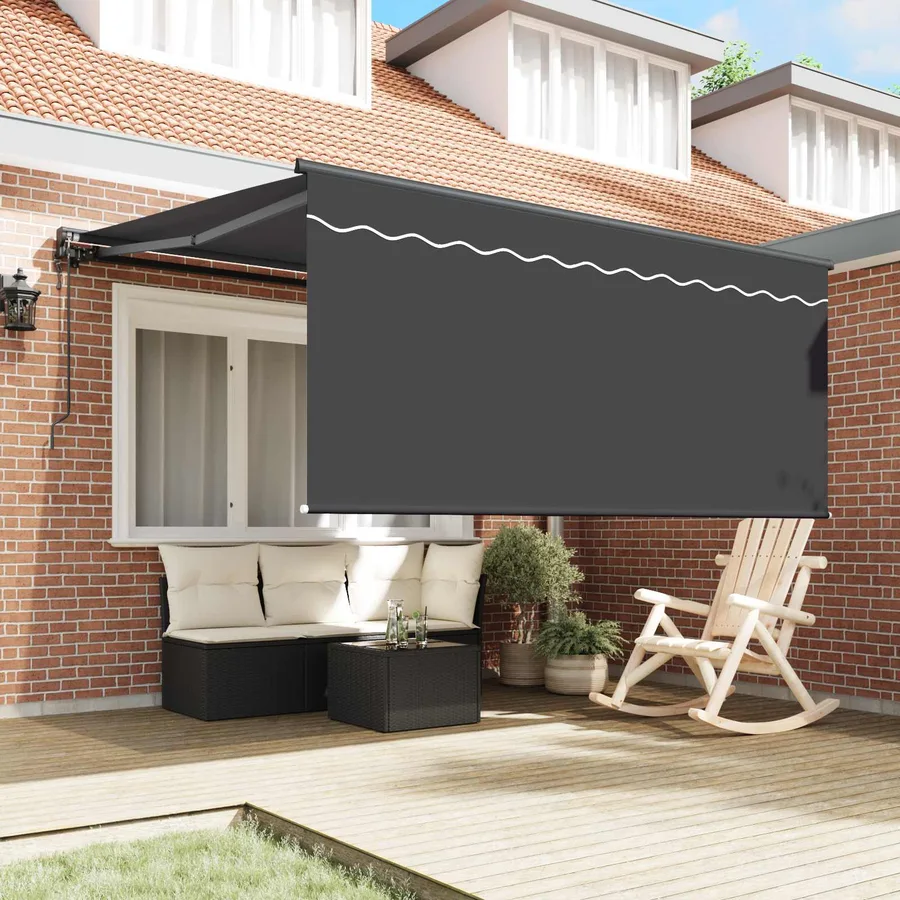 Auvent Rétractable Anthracite 350 x 250 cm - 3