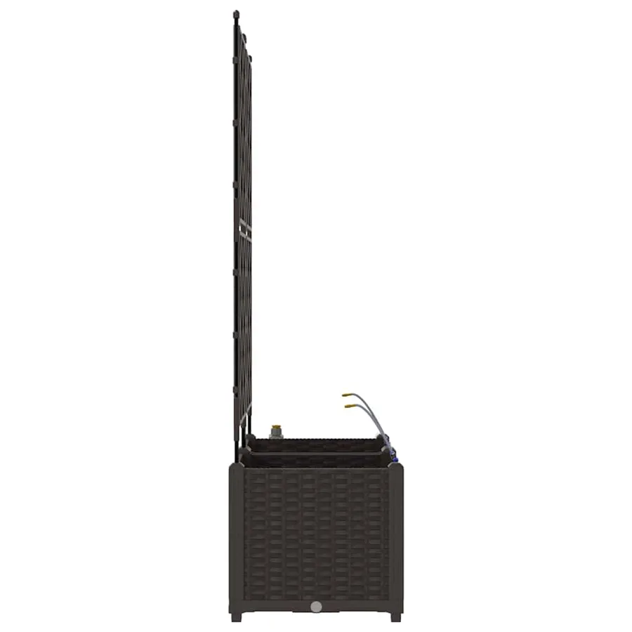 Cache-pot de jardin 2 pc Marron 80 x 40 x 142 cm PP - 7