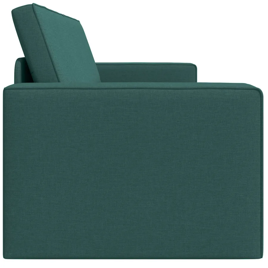 Canapé-Lit Vert foncé 245 x 78 x 77 cm tissu - 6