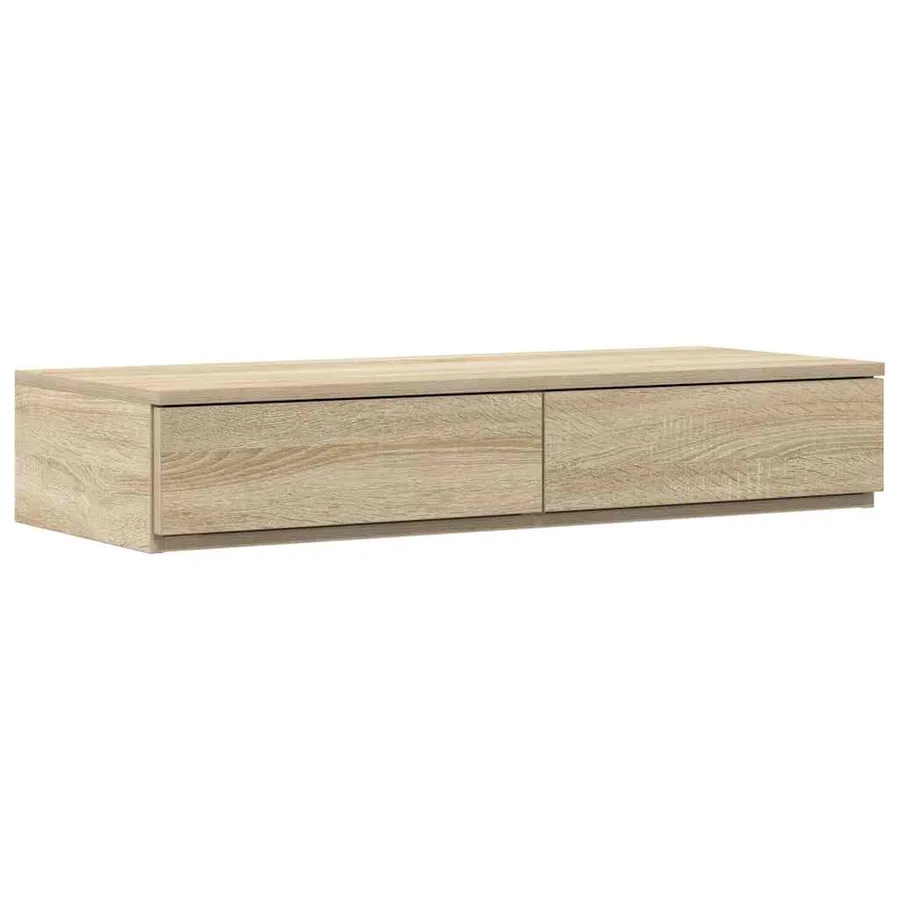 Cadre de lit avec rangement avec tiroir Chêne Sonoma 90 cm - 6