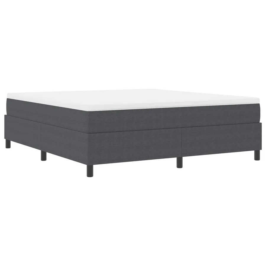 Cadre de lit plateforme Gris foncé 180 x 200 cm - 4