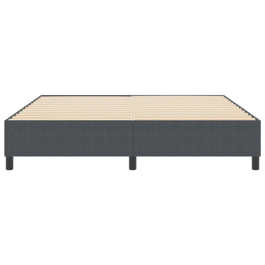 Cadre de lit plateforme Gris foncé 180 x 200 cm - 5