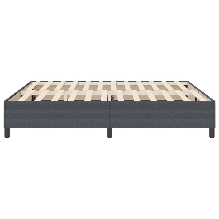 Cadre de lit plateforme Gris foncé 180 x 200 cm - 6