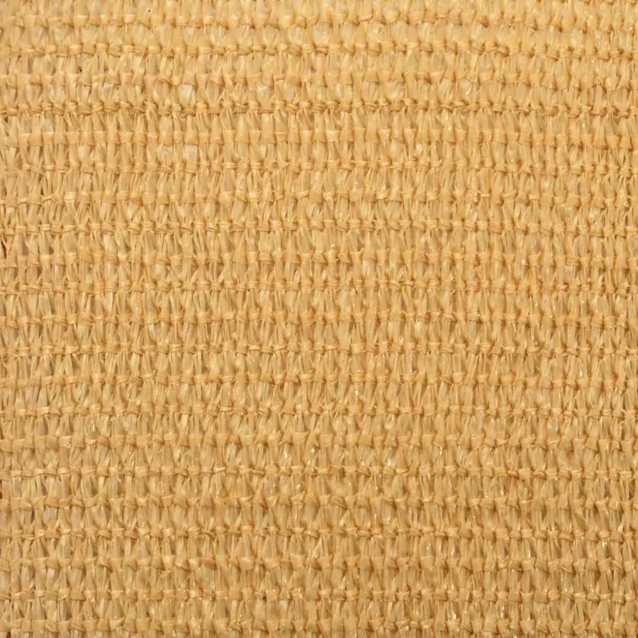 Voile d'ombrage 160 g/m² triangulaire sable 3,6x3,6x3,6 m PEHD - 9
