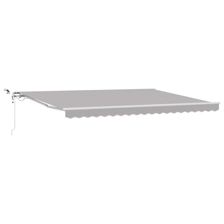 Auvent rétractable Gris clair 450 × 300 cm Polyester - 2