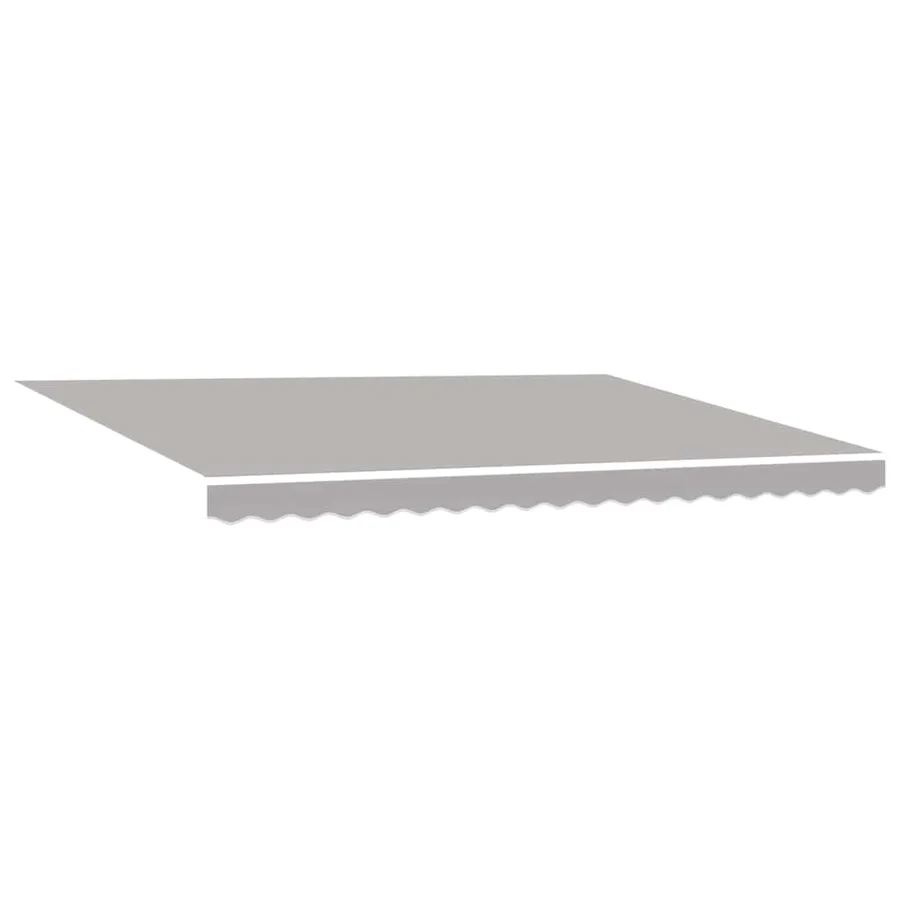Auvent rétractable Gris clair 450 × 300 cm Polyester - 5