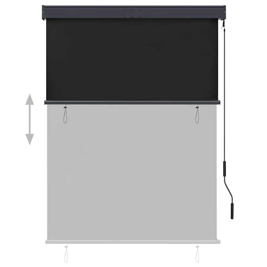 Store roulant d'extérieur 120 x 250 cm Anthracite - 4
