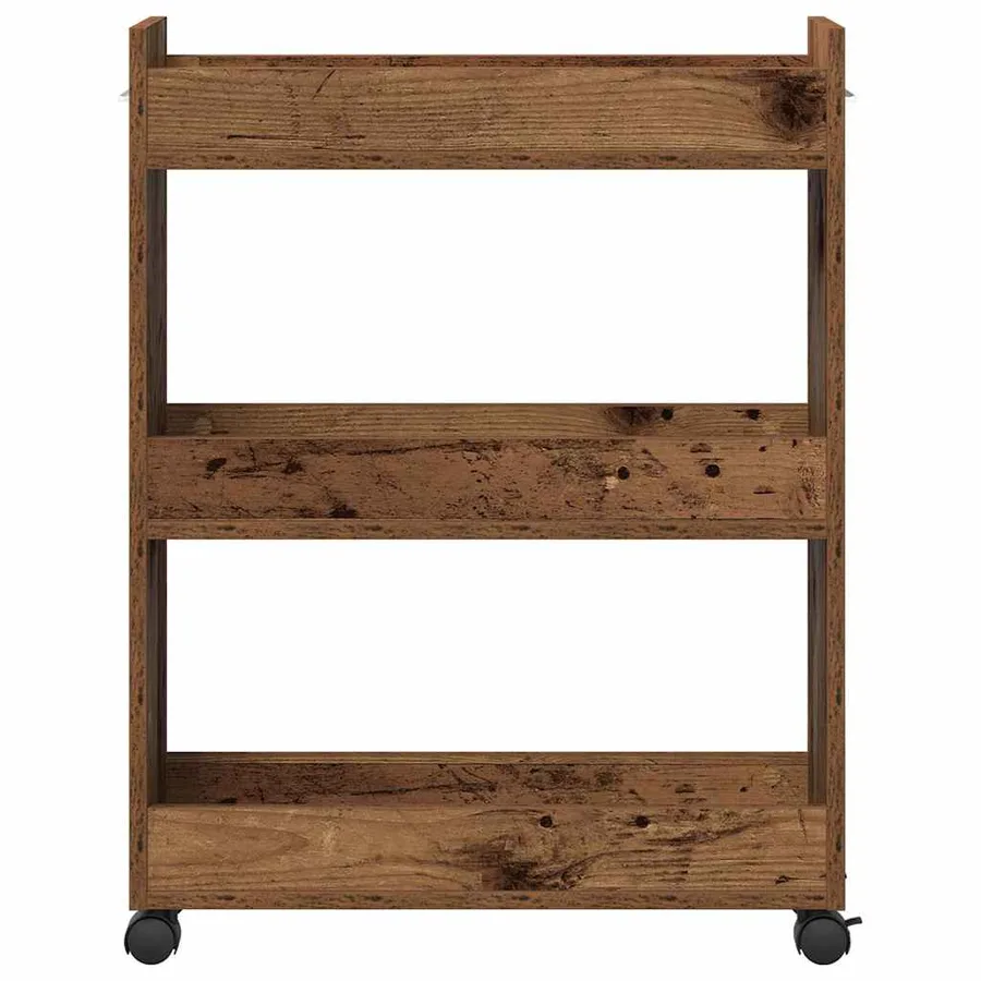 Armoire avec roue Bois ancien 60 x 22 x 79 cm - 6