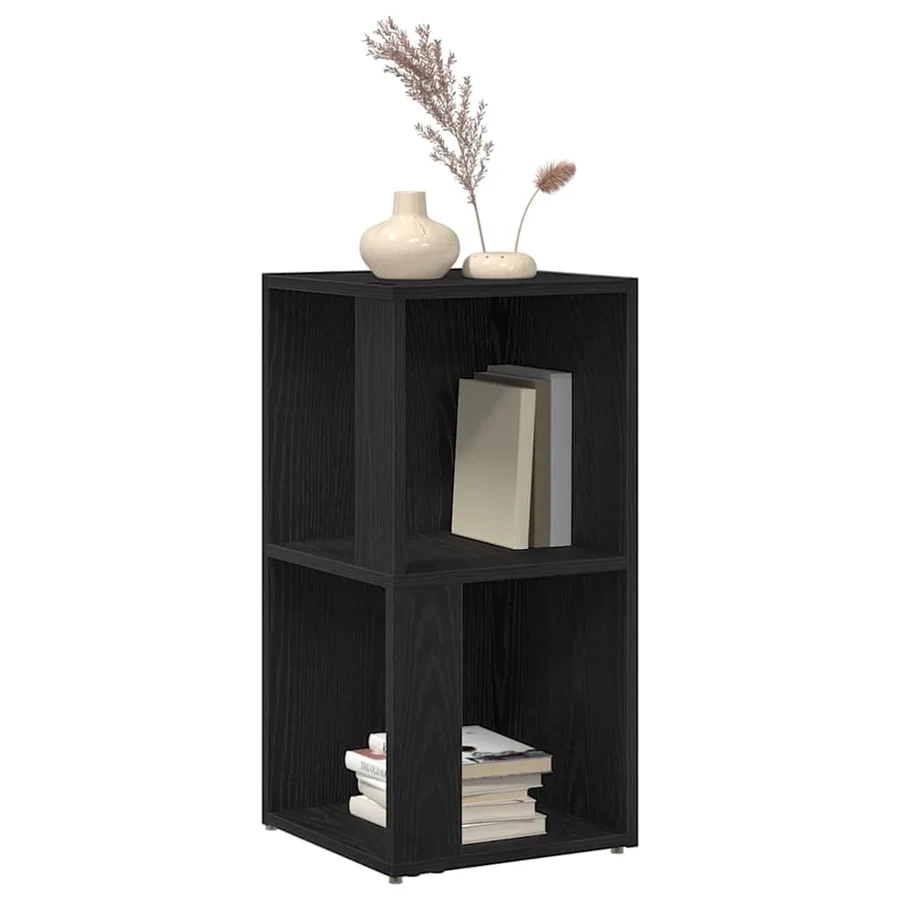 Étagères d'angle Chêne noir 33 x 33 x 67 cm Bois d'ingénierie - 3