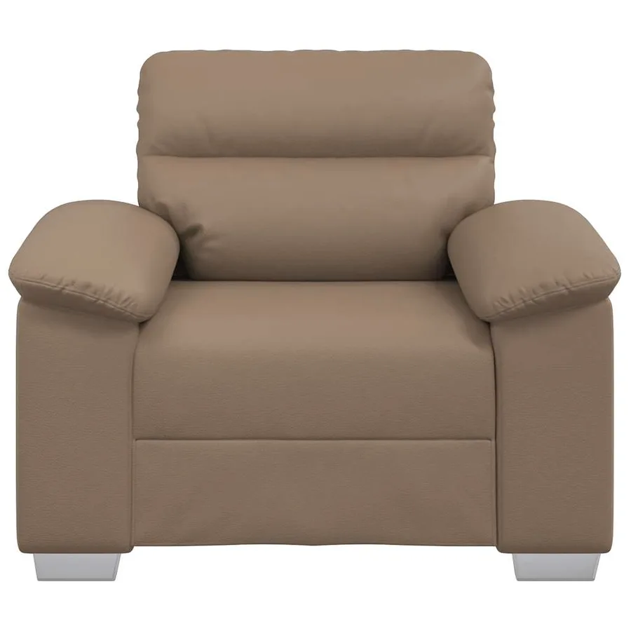 Fauteuil cappuccino 100x81x84 cm similicuir - 4