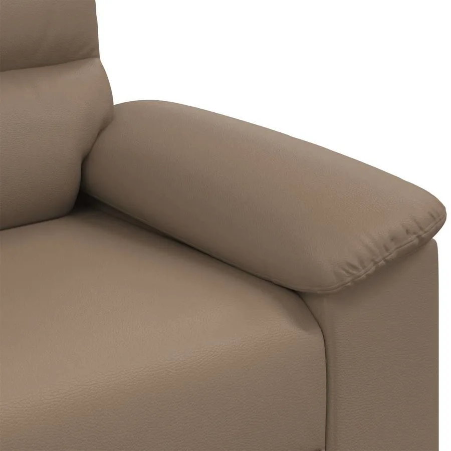 Fauteuil cappuccino 100x81x84 cm similicuir - 7