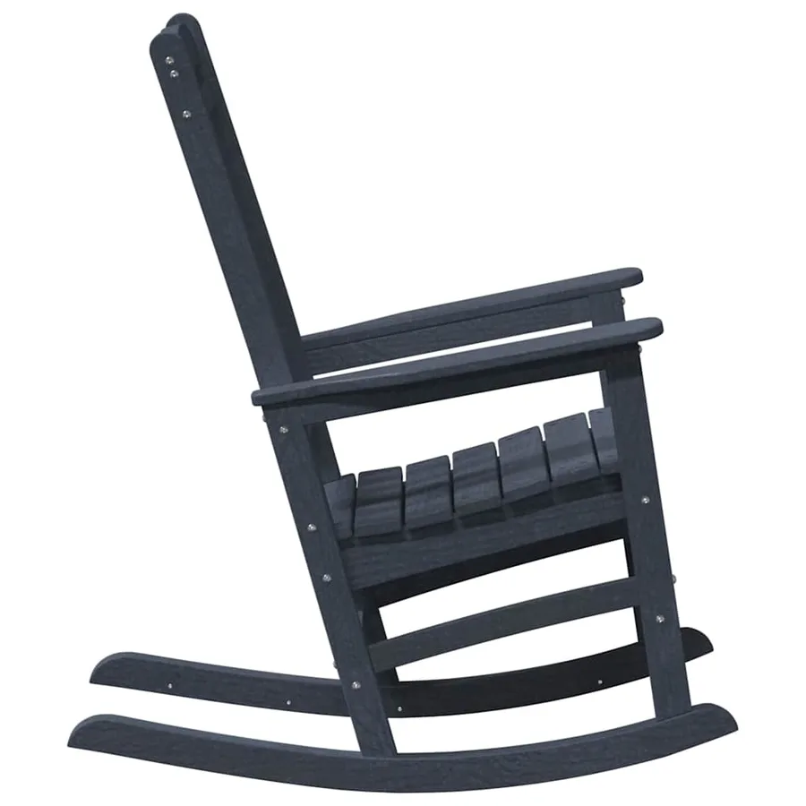 Chaise à bascule 2 pcs Bleu marine 92 x 70 x 108 cm - 6